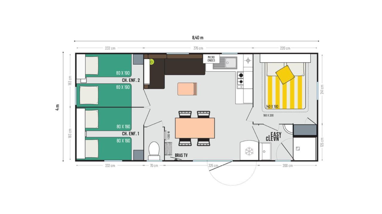 Mobil-Home Parc Des Allais Trogues Екстер'єр фото